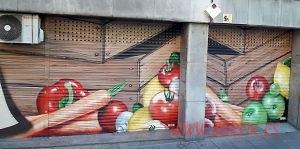 graffitis en persianas